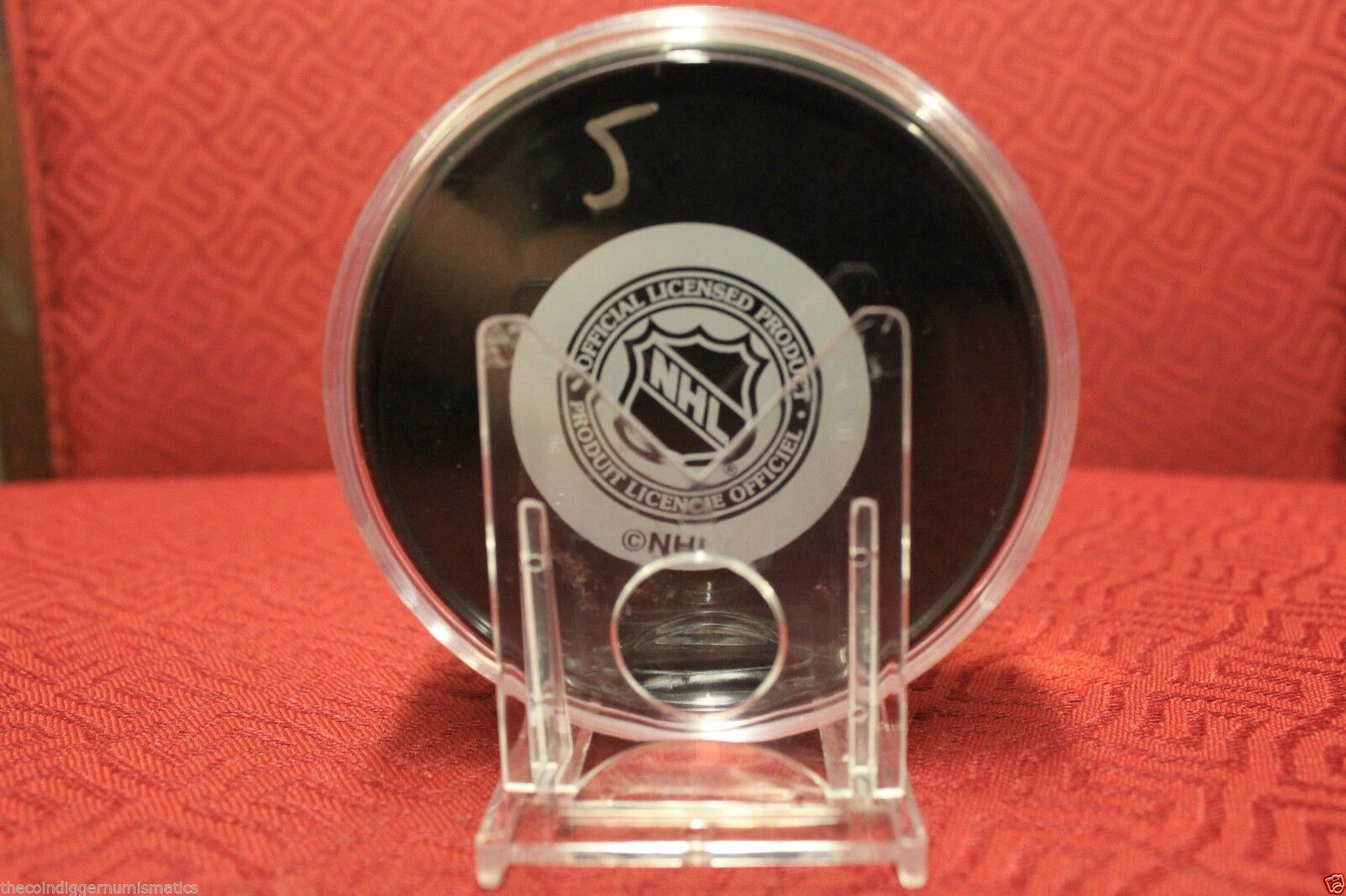 NHL Hockey Puck Holders by Pro-Mold